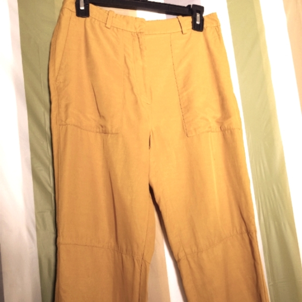 ZARA Women's Trousers size XS in Yellow with side pockets. - Picture 3 of 8